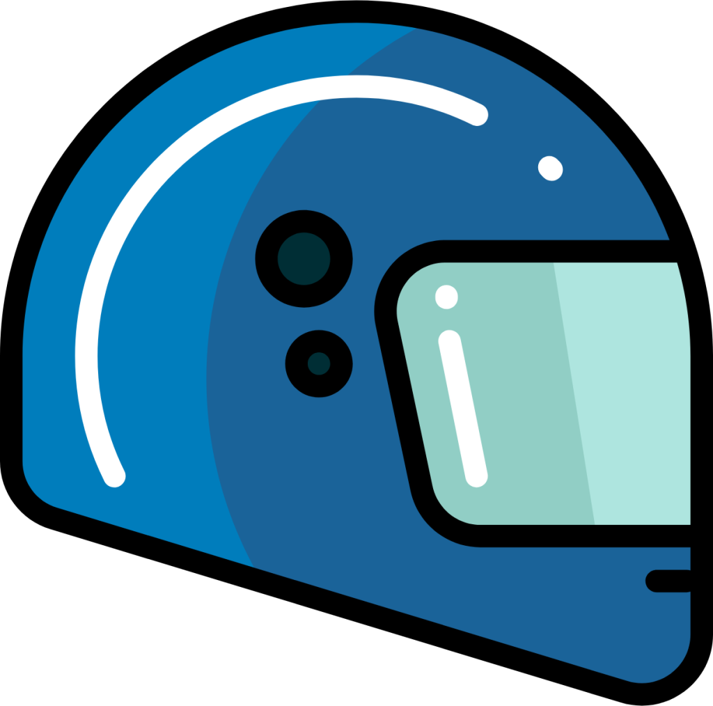 Bike helmet icon