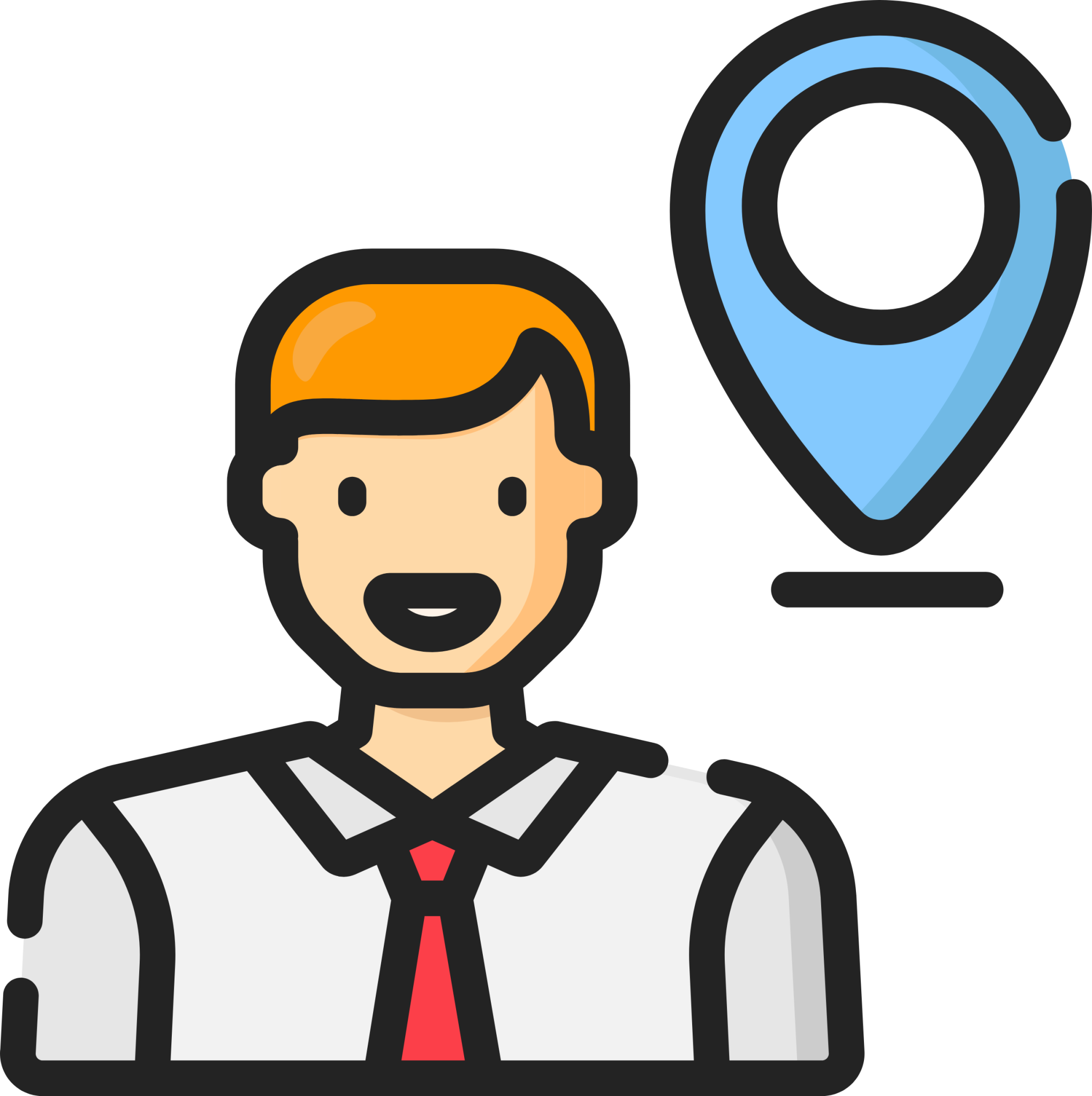 Employee ubication icon