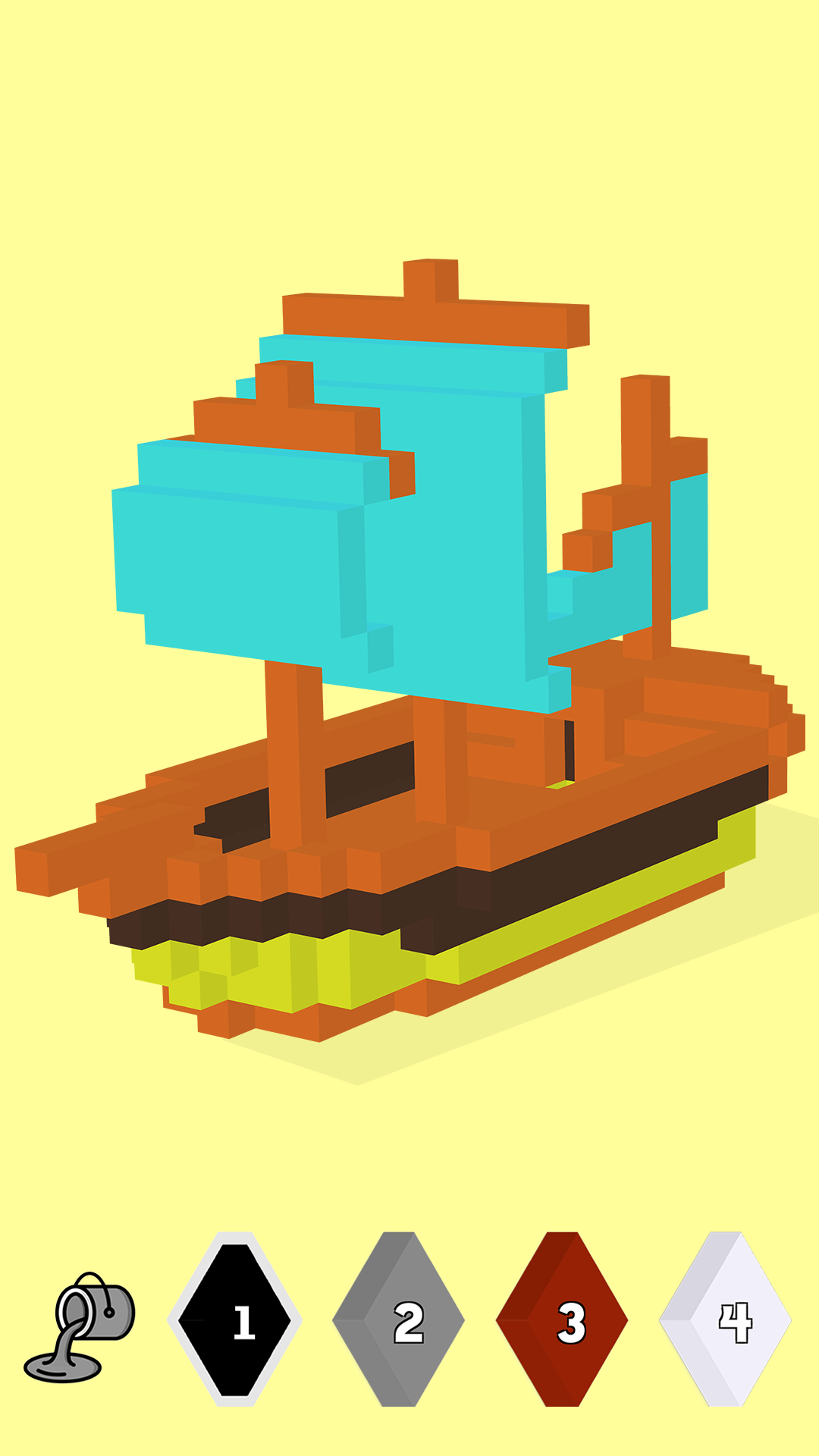 Aquatic vehicles d color by number