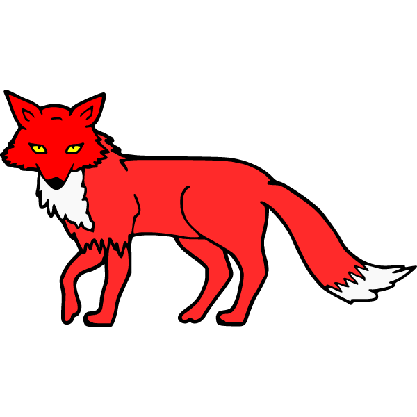 Fox b free svg