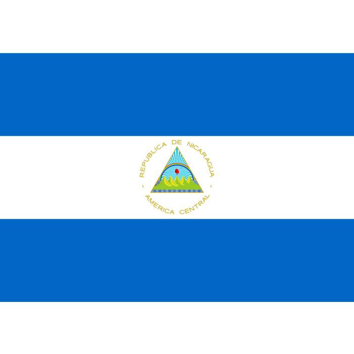Bandera nicaragua bandera paisaje m xcm