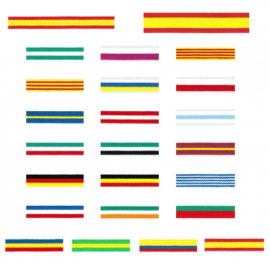 Cinta de algodãn bandera