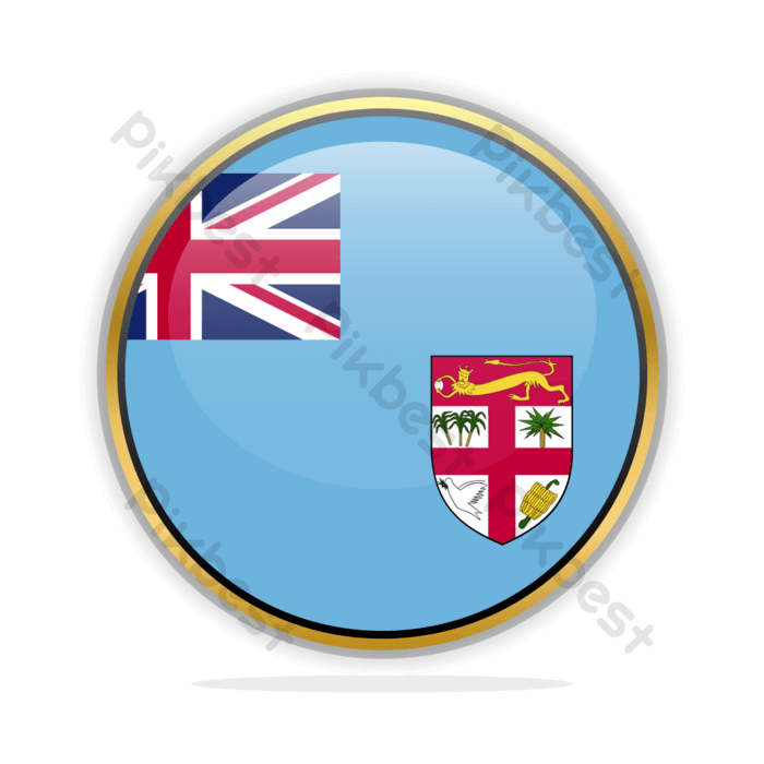 Vector buttons button flag design template fiji png images eps free download