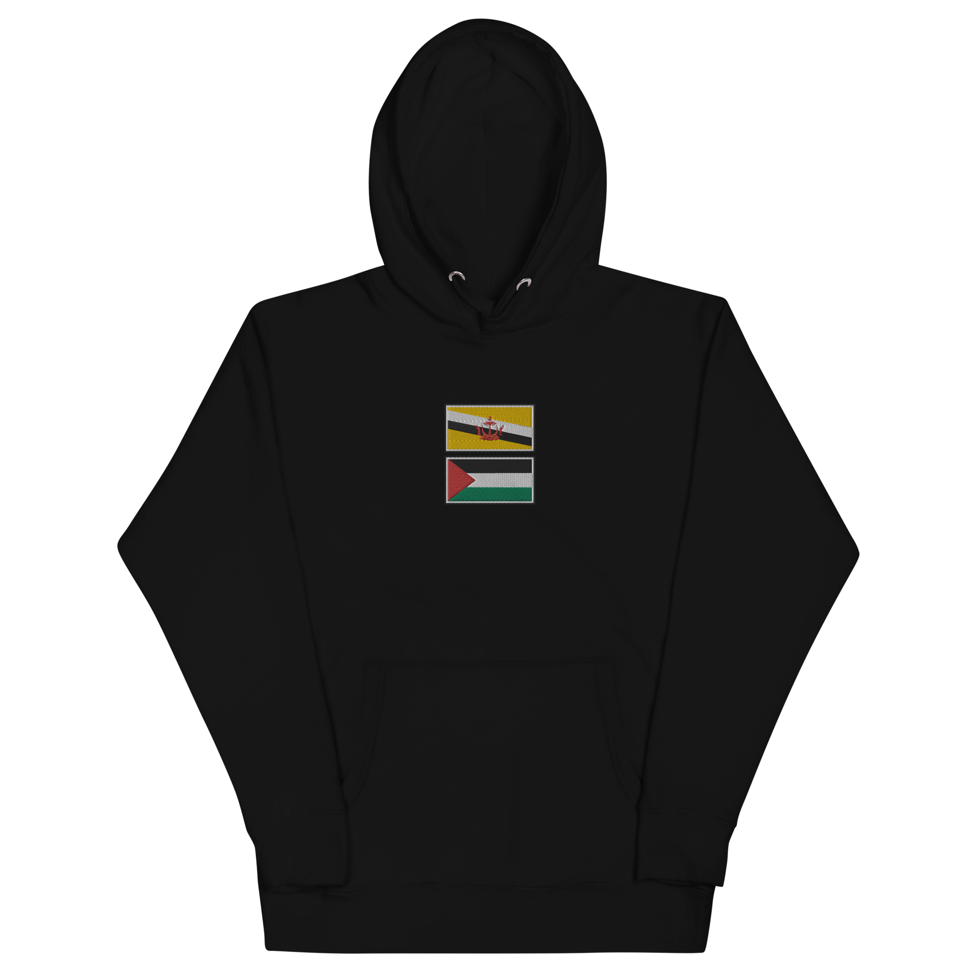 Brunei x palestine embroidered unisex hoodie â muslim breakfast club