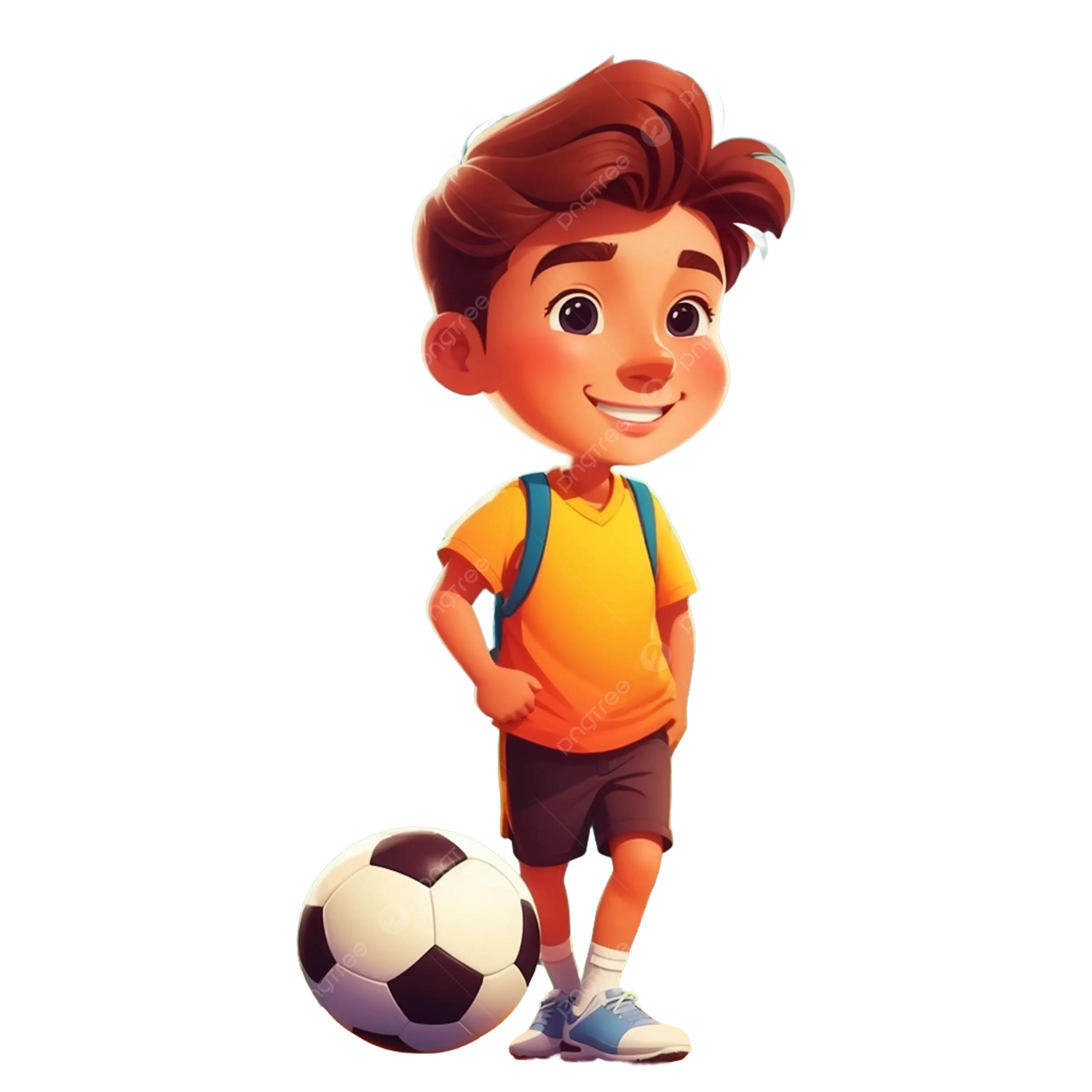 Caricatura de fãºtbol png imãgen transparent