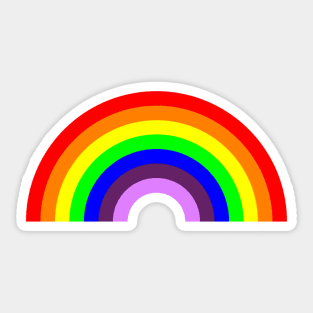 Rainbow thank you stickers for sale