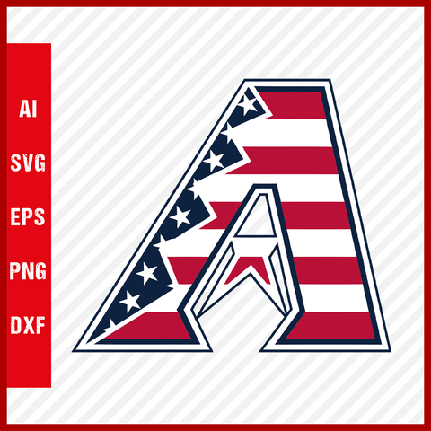 Arizona diamondbacks mlb svg baseball clipart â