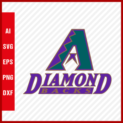 Arizona diamondbacks mlb svg logo baseball clipart â