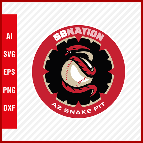 Arizona diamondbacks mlb svg baseball clipart â
