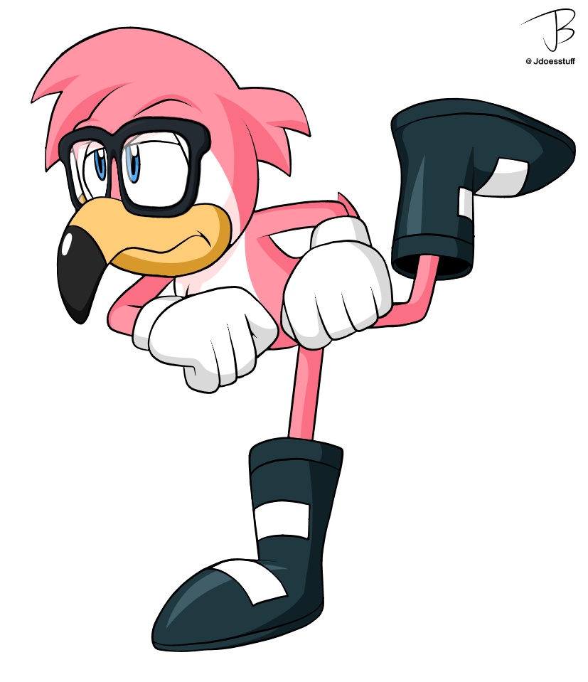 Modern jump the flamingo by jdoesstuff on