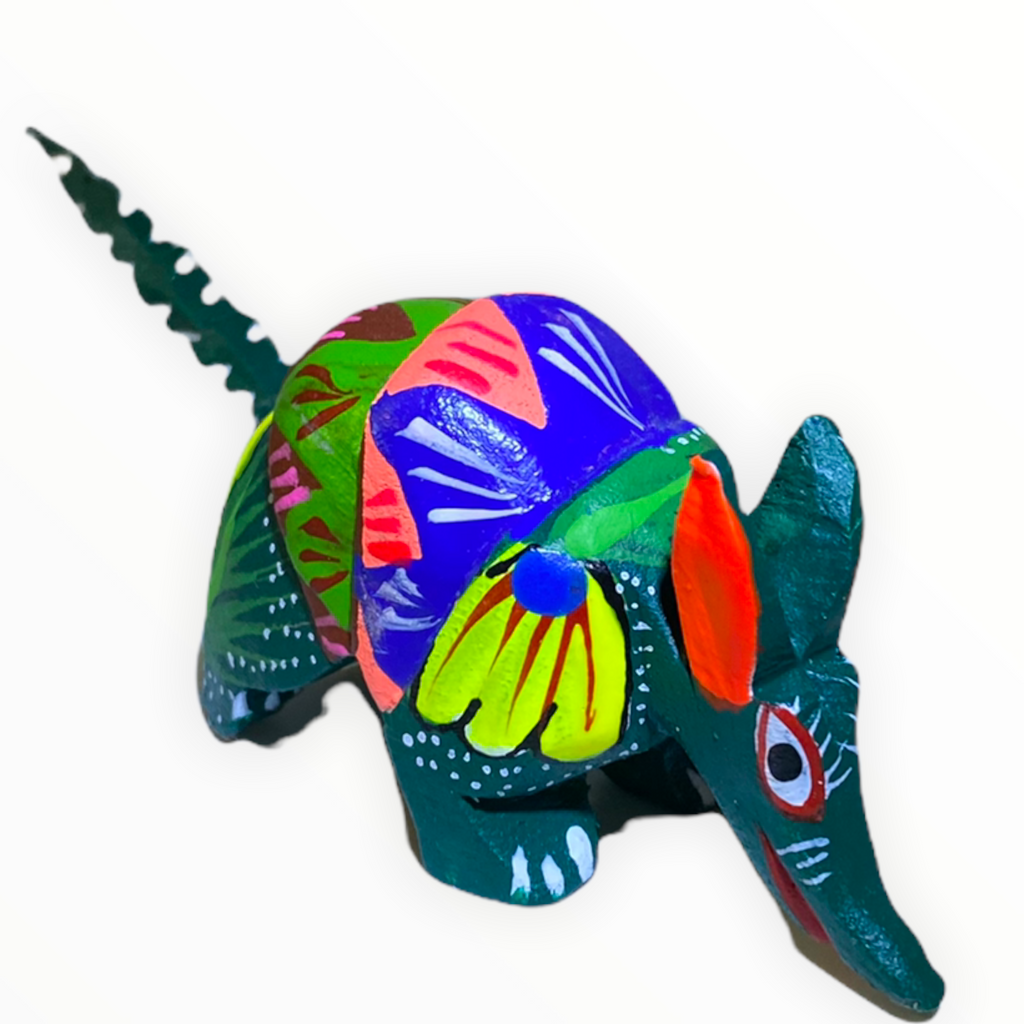 Handcrafted carved wood alebrije grasshopper â neryco