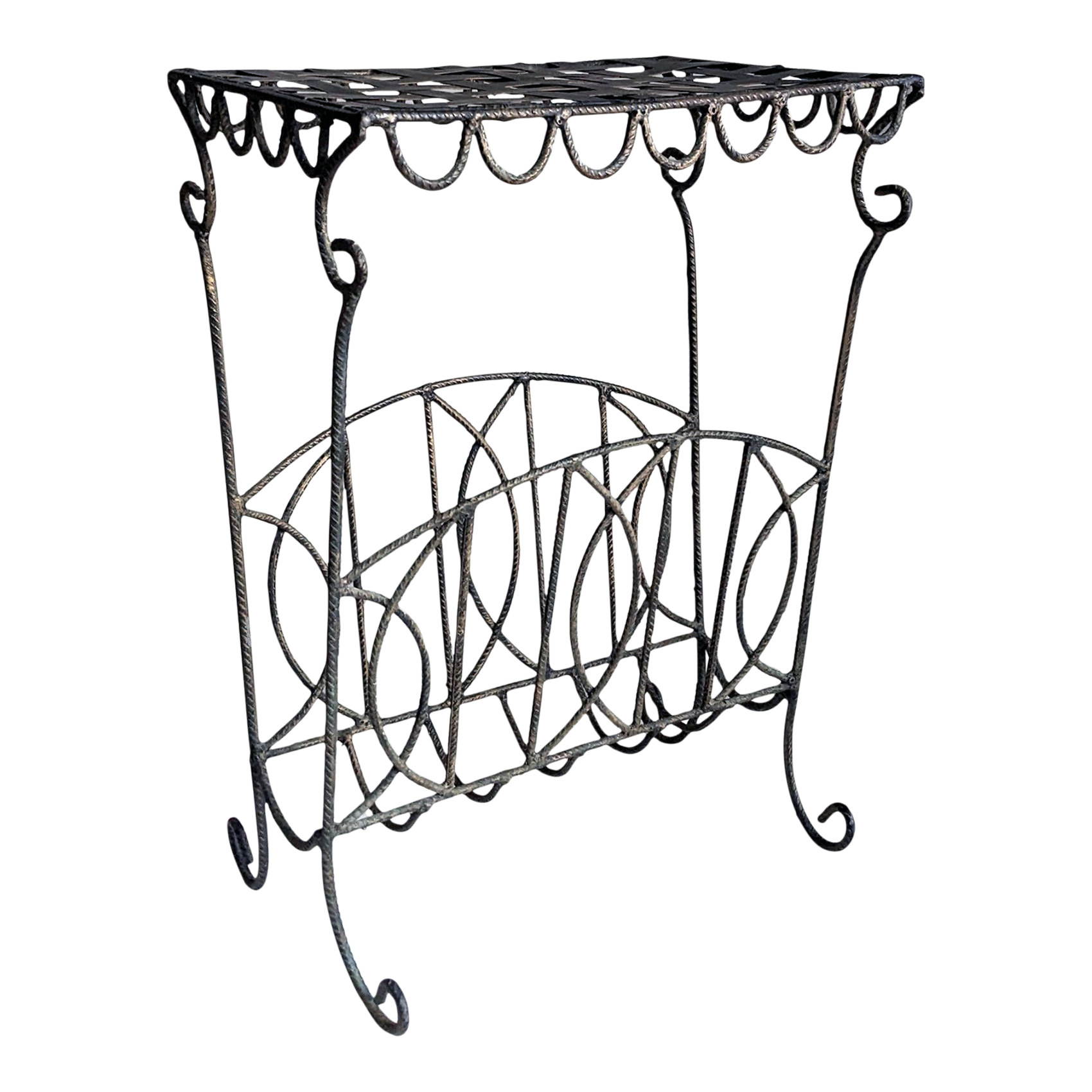 Vintage art nouveau side tables