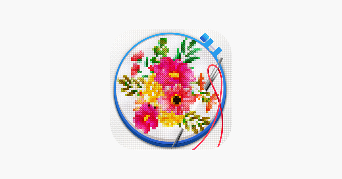 Cross stitch coloring art on the app store
