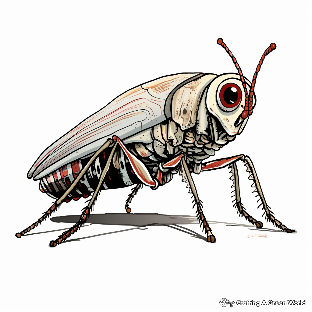 Locust coloring pages