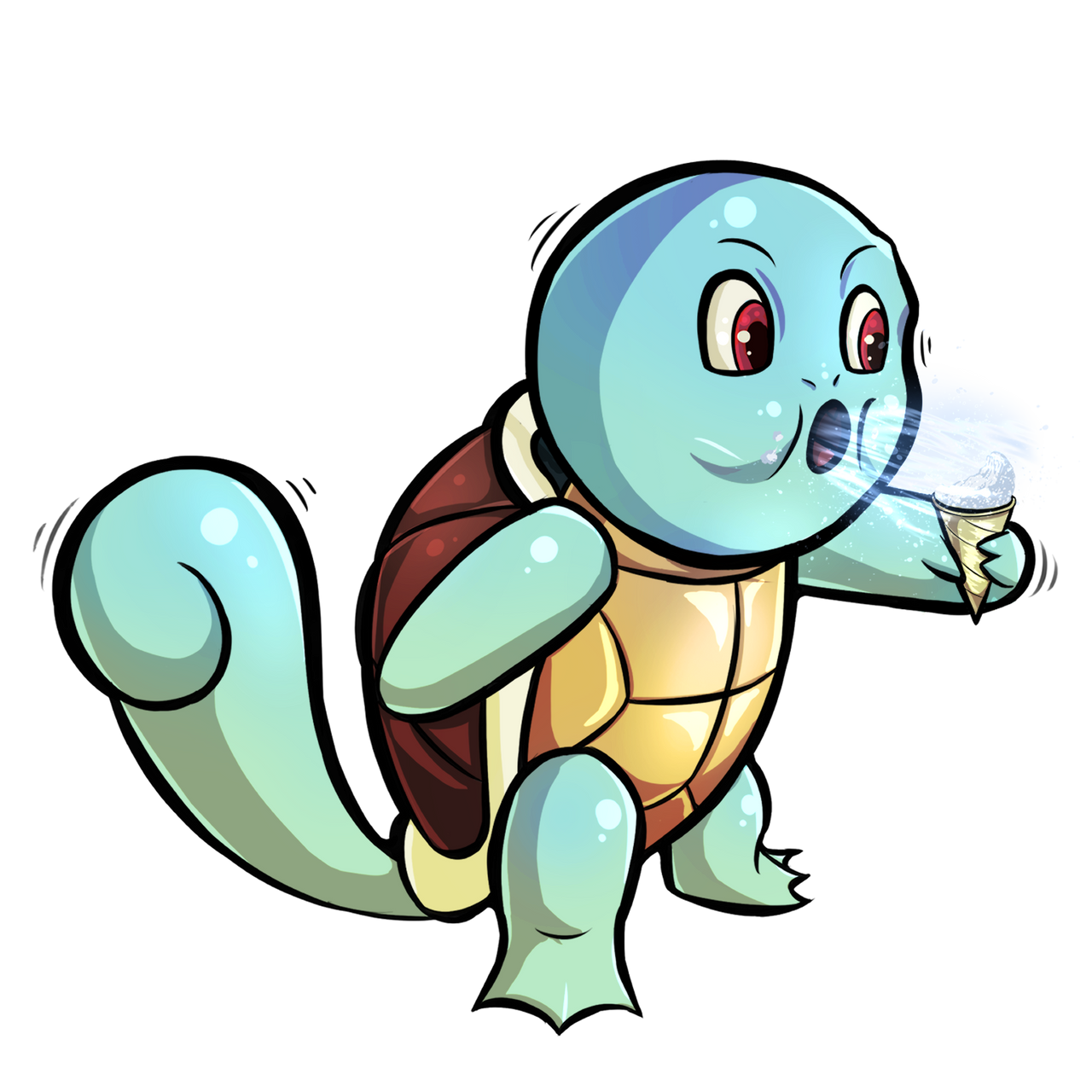 Squirtle sticker by arcanekeyblade on