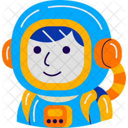 Astronaut riding icons