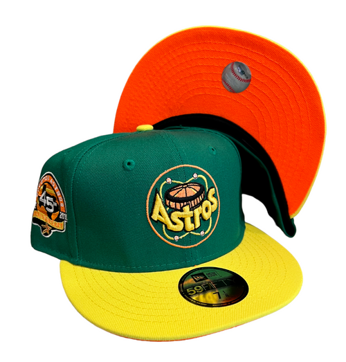 Houston astros fifty fitted hat exclusive year patch