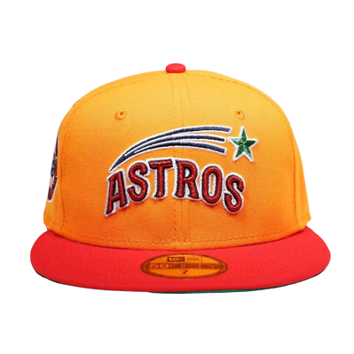 New era houston astros fifty fitted hat exclusive astro dome side patch