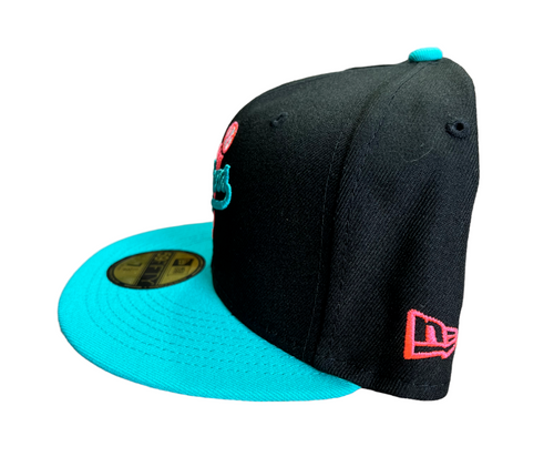 Los angeles dodgers fifty fitted hat cap laurel side patch