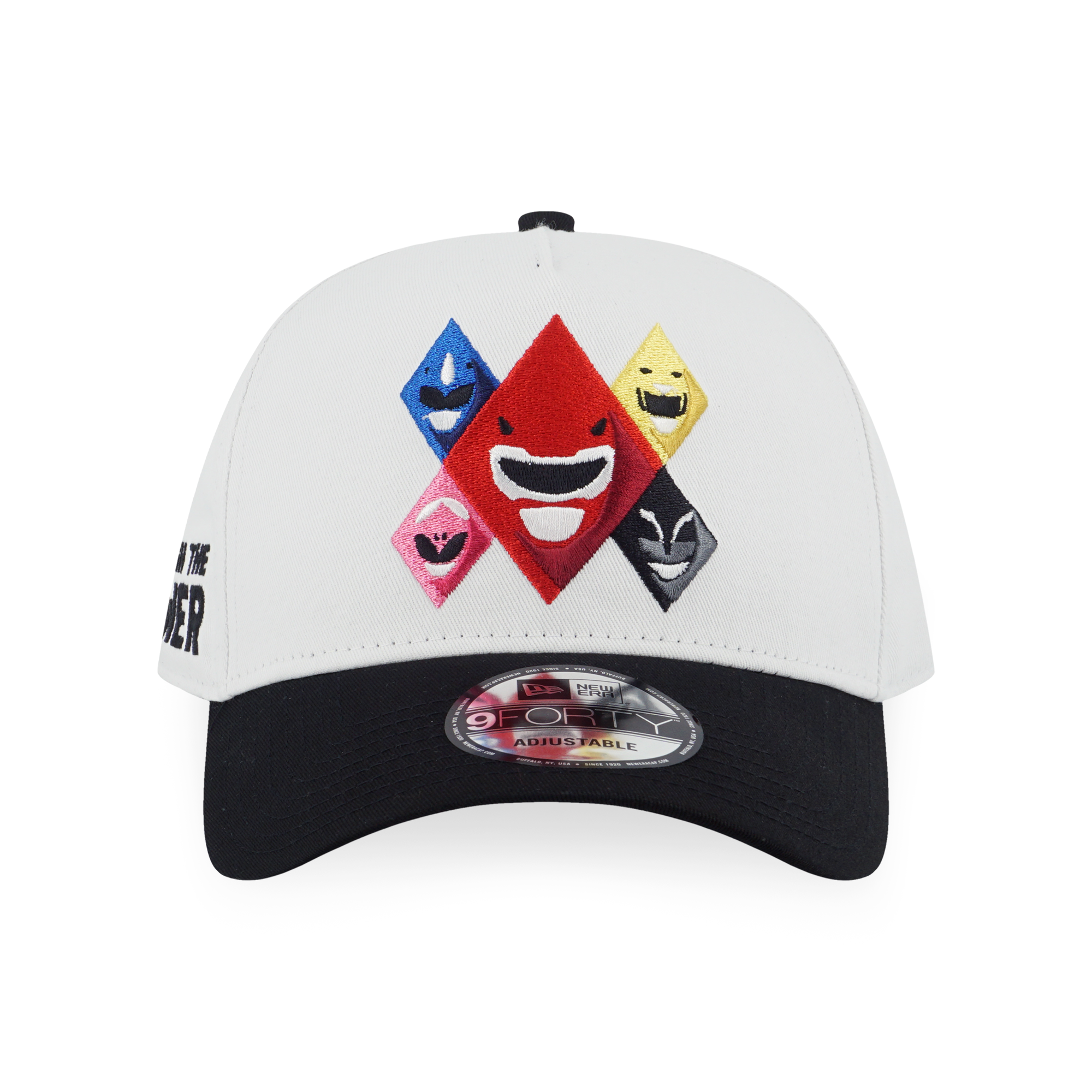 New era x power rangers mighty morphin power rangers white and black