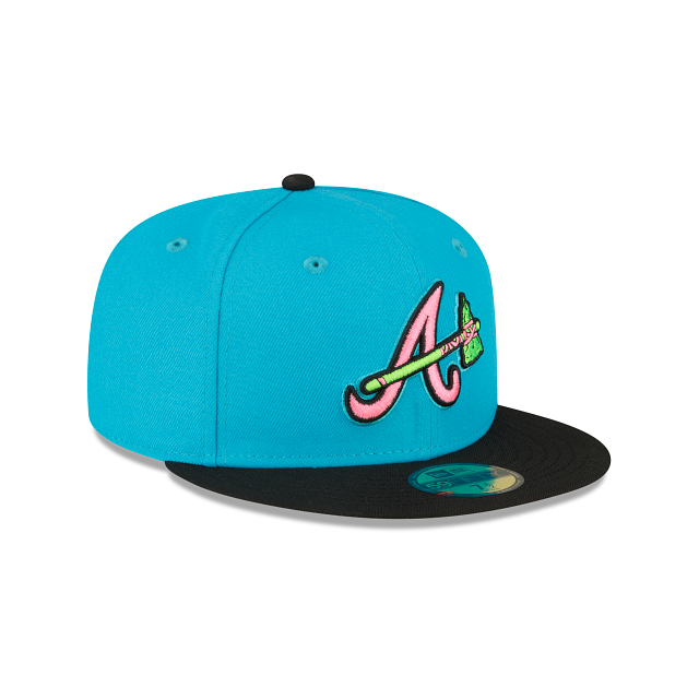 New era just caps drop atlanta braves fifty fitted hat
