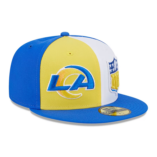 Los angeles rams sideline historic fifty fitted hat â jrs sports