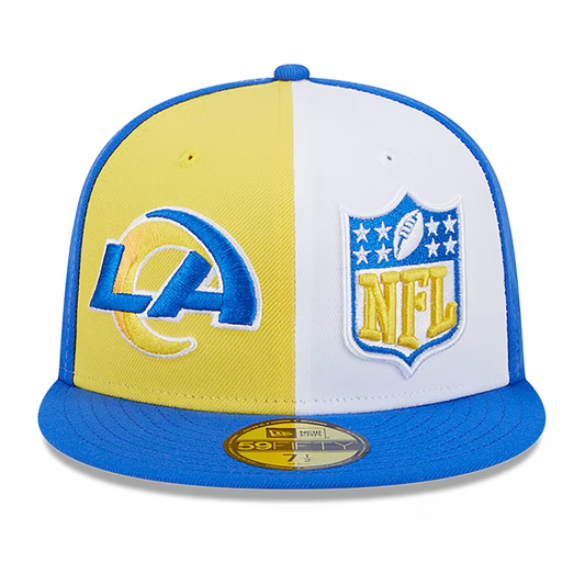 Los angeles rams sideline historic fifty fitted hat â jrs sports