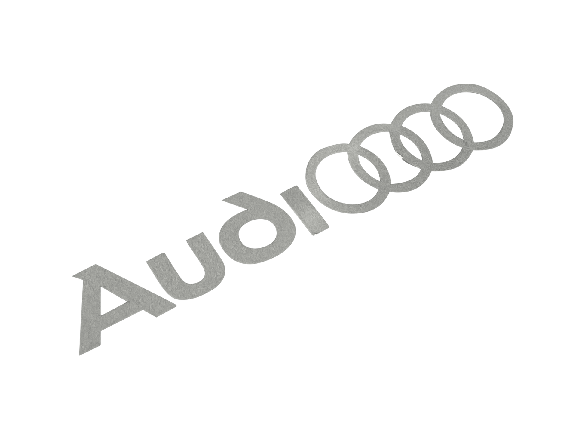Hvide audi logo bremsekaliber klistermãrker stk