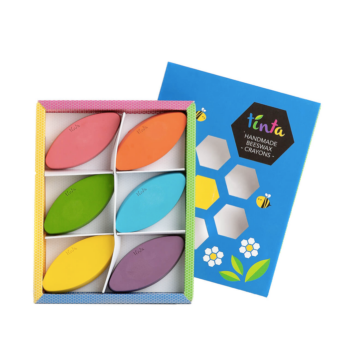 Tinta petal beeswax crayons pc natural non