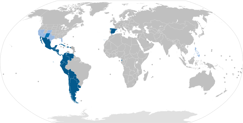 Distribuciãn geogrãfica del idioma espaãol
