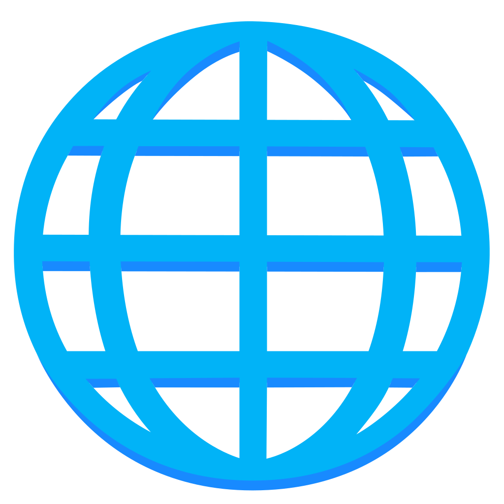 Ð globe with meridians emoji
