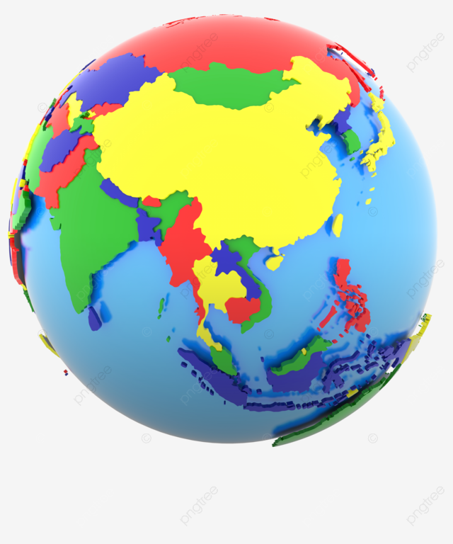 Ãsia na terra png globo ilustraãão conceito png imagem para download gratuito
