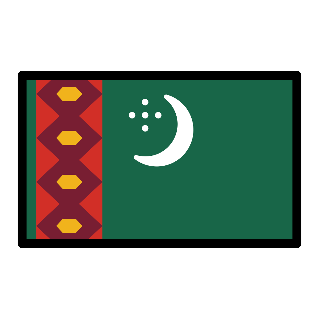 Ðð bandiera turkmenistan emoji