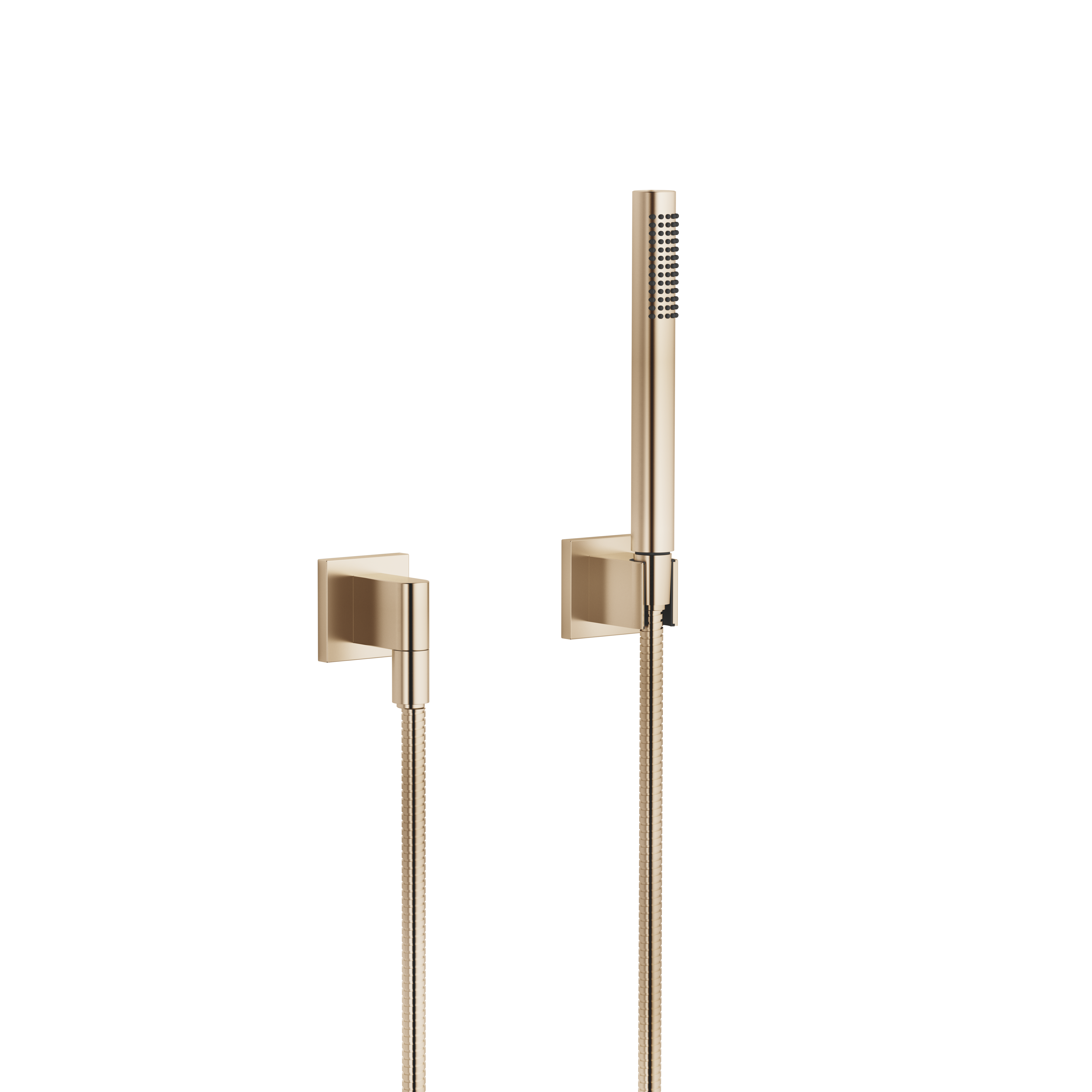 Series specific brushed champagne kt gold sprays shower systems hand shower set with individual rosettes flowreduce