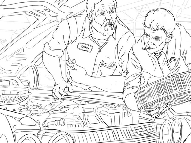 Drawings recondition andrew cefalu illustration