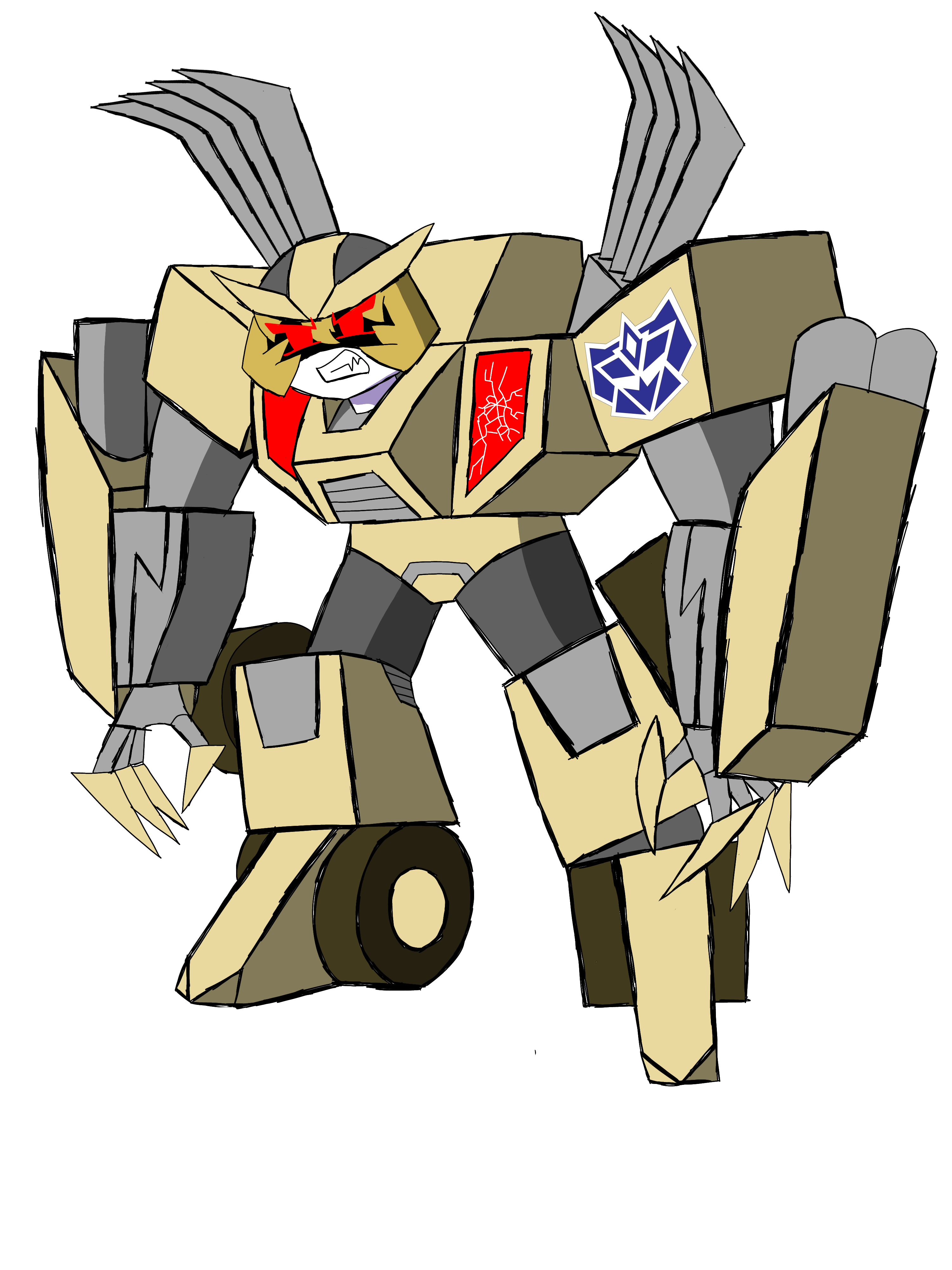 Oc thunderthighs a girly autobot boy who has extra thicc thighs he does pretty high advanced bat and martial arts he also likes to eat junk food though its not even healthy