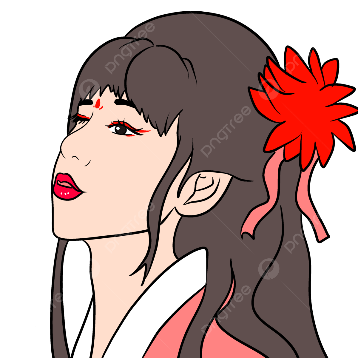 Manga style drawing png transparent images free download vector files