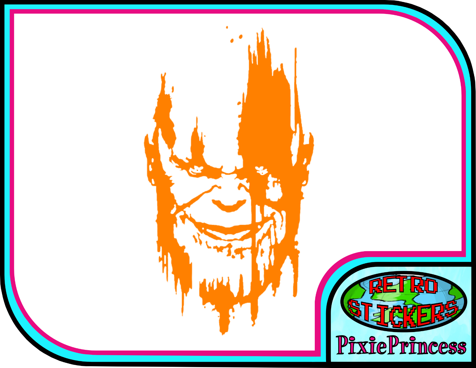 Thanos marvel avengers e vinyl sticker laptop car bike wall poster window decal