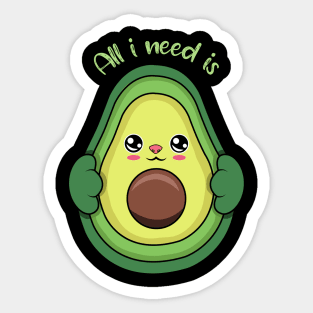 Kawaii avocado fruit stickers for sale page