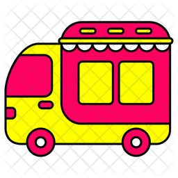 Recycling truck icon
