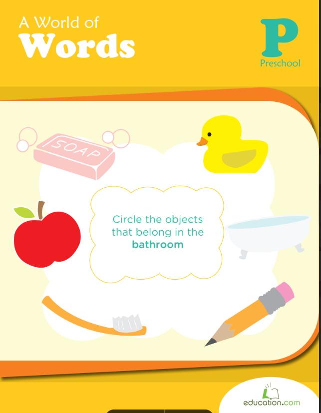 Preschool workbooksworksheets in reading writing math