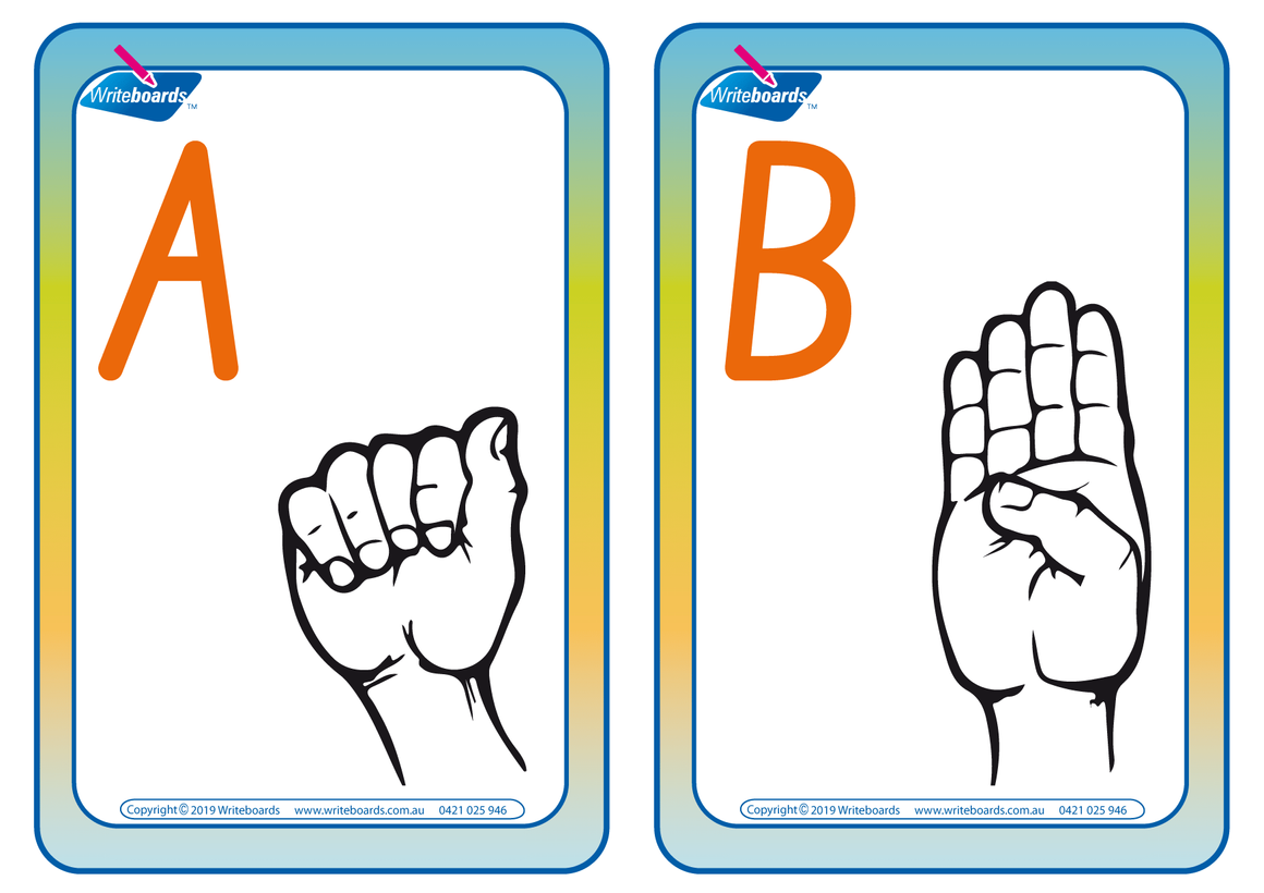 Nsw foundation font for childcare and preschools childrens writing board