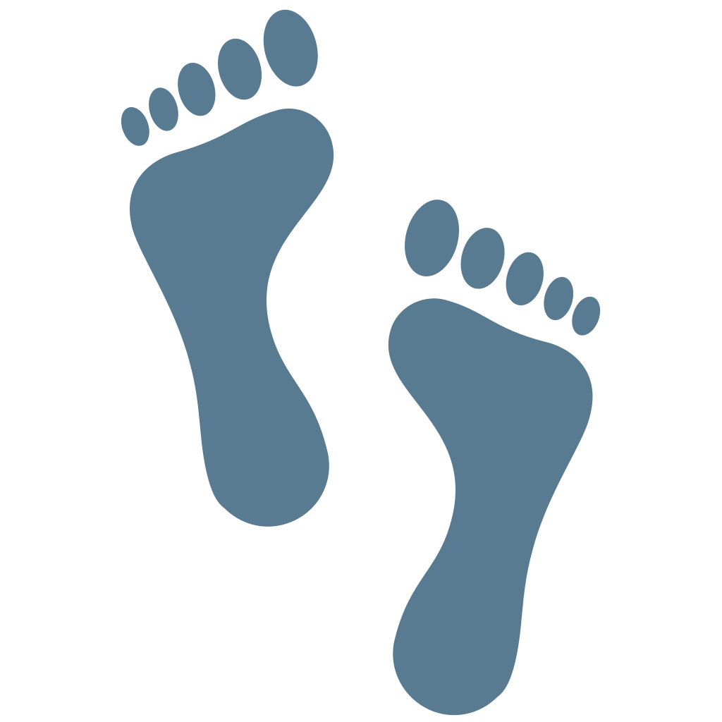 Ð footprints emoji