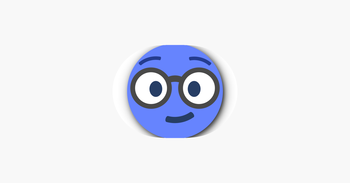 Blue emoji â stickers on the app store