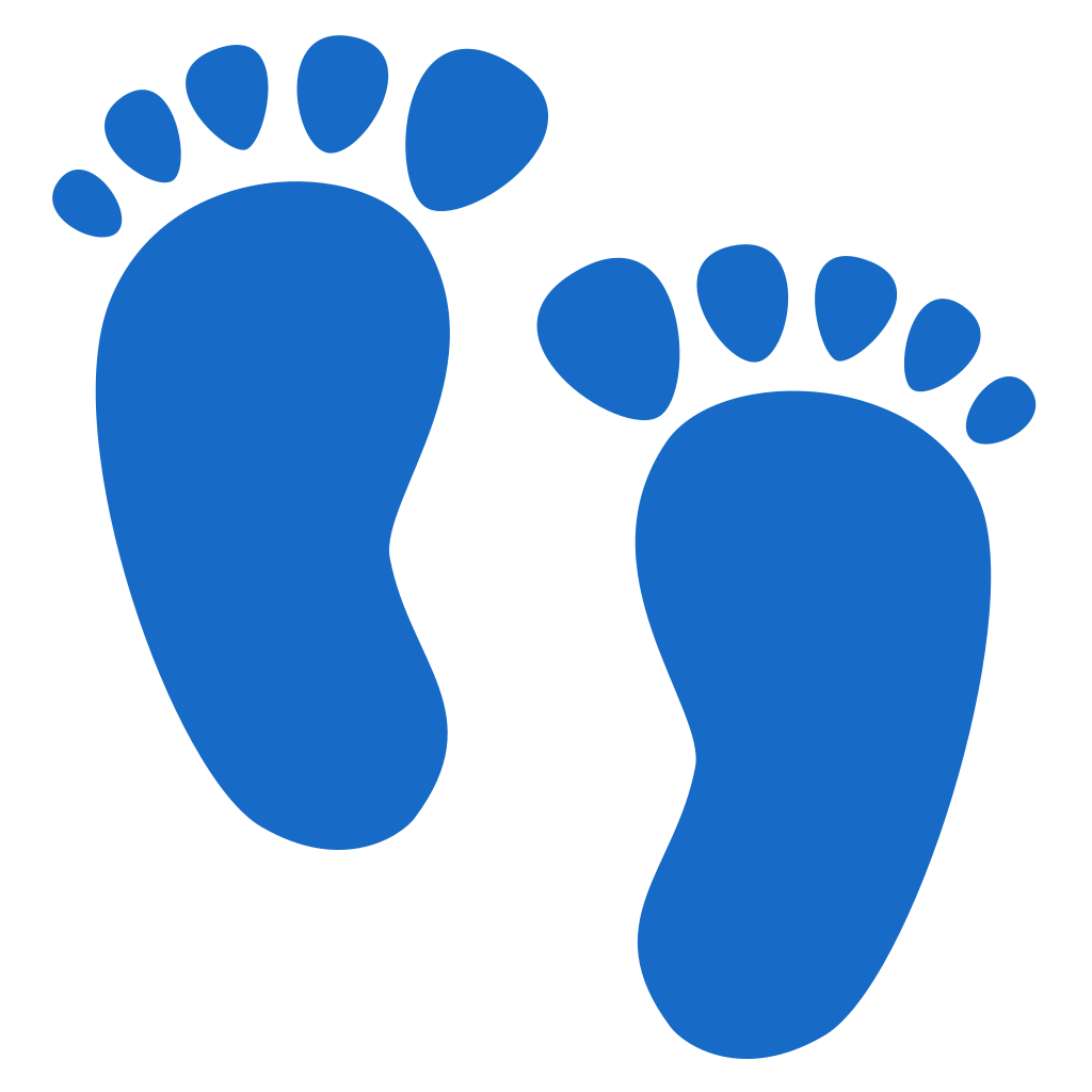 Ð footprints emoji