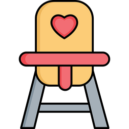 Small baby feet colored outline icons