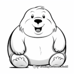 Walrus coloring pages