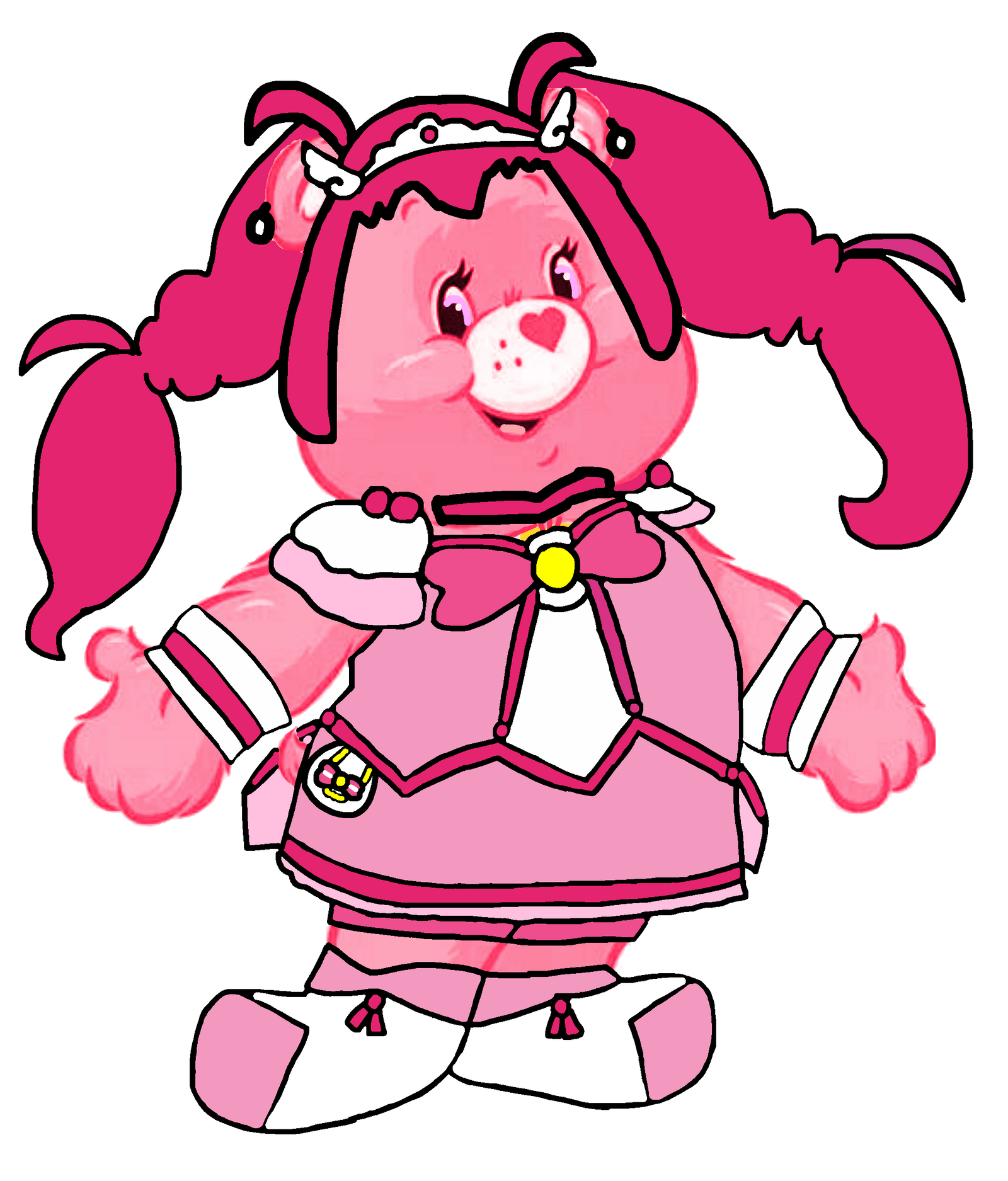 Hopeful heart bear as cure happy by joshuat on