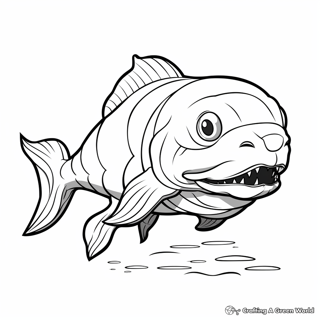 Dunkleosteus coloring pages