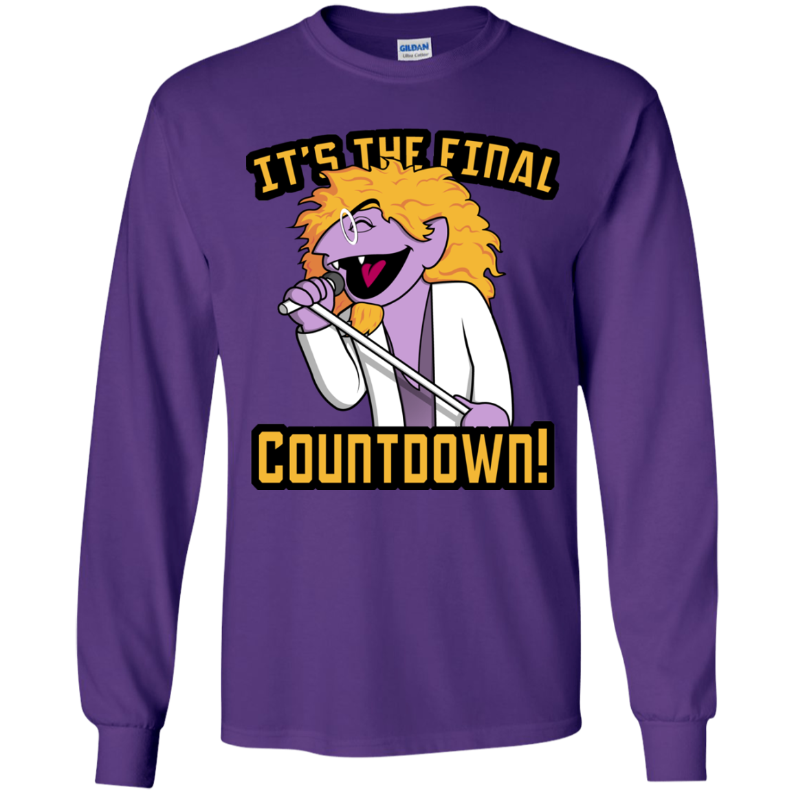 The final countdown youth long sleeve t